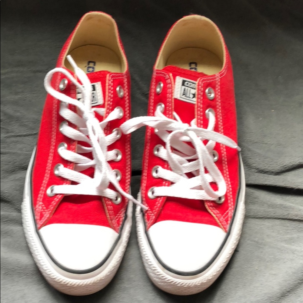 Red converse